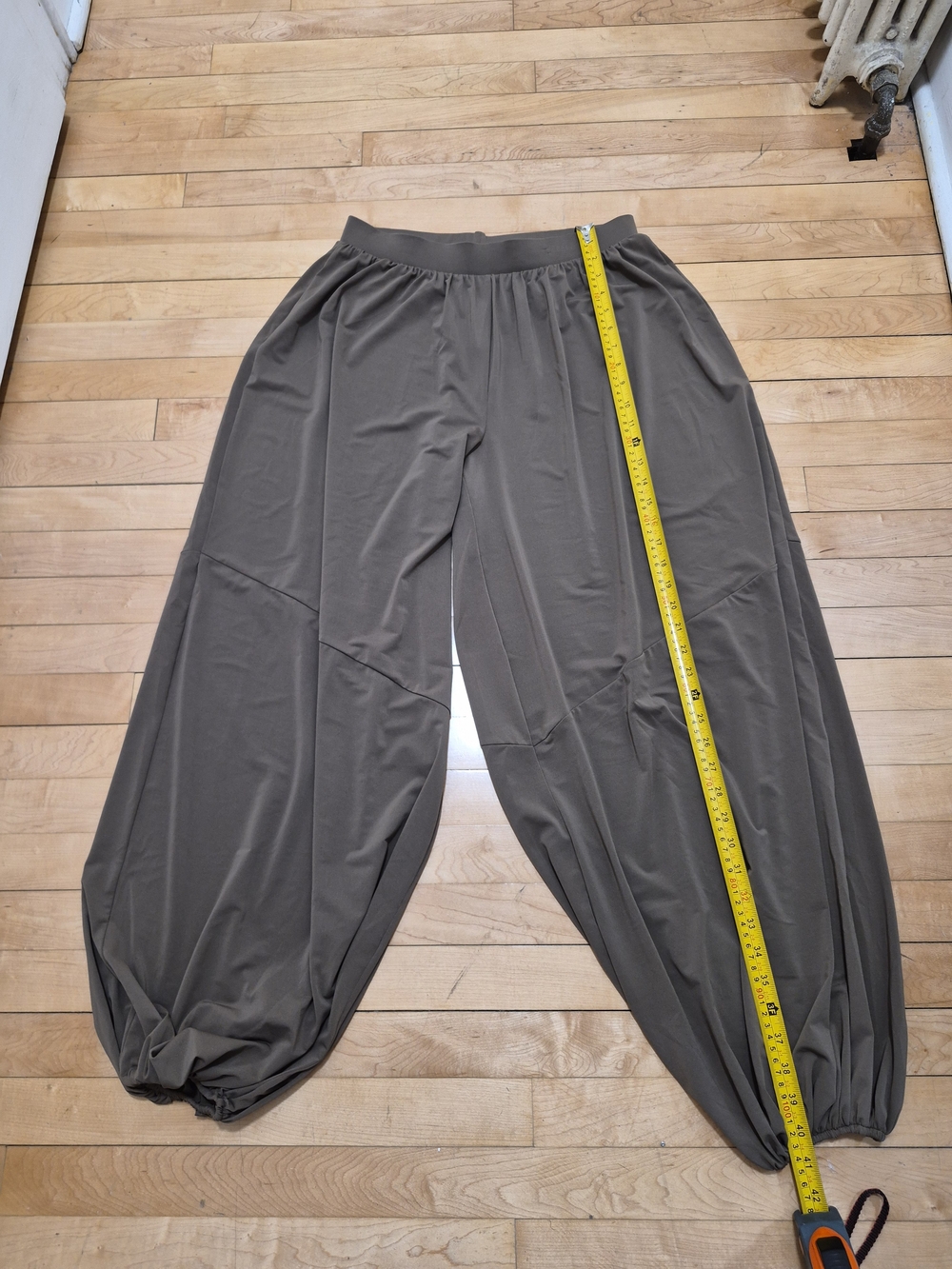 H&M Gray-Brown Harem Trousers Barrel Style